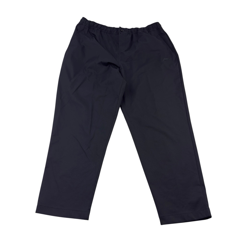 Nike Elastic Waist Stretch Pants Black Standard Fit Taper Men's Size XL NWT